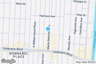 Map image of the property - 812 Martin Behrman Ave