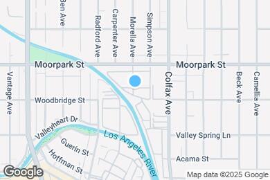 Map image of the property - 11818 Moorpark St