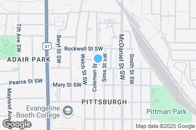 Map image of the property - 884 Coleman St SW