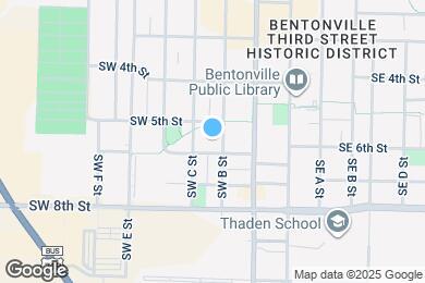 Map image of the property - 512 SW B St