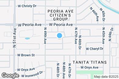 Map image of the property - 4809 W Cochise Dr