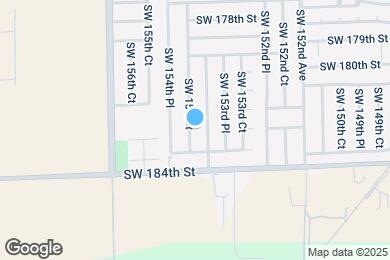 Map image of the property - 18217 SW 154 Ct