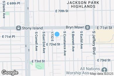 Map image of the property - 1749 E 71st Pl