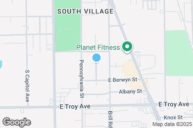 Map image of the property - 2821 S Delaware St