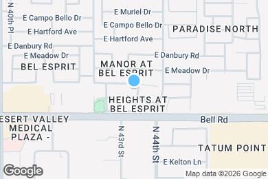 Map image of the property - 17040 N 43rd Pl