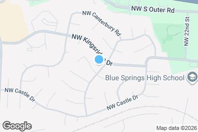 Map image of the property - 909 NW Oxford Dr