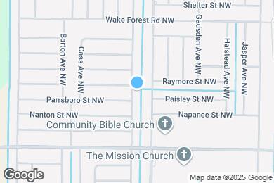 Map image of the property - 1467 Dallam Ave NW