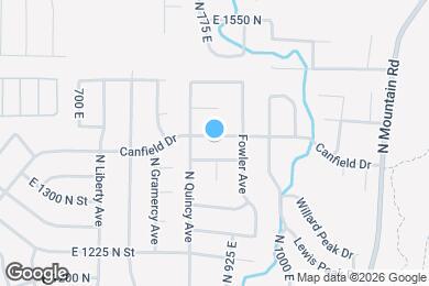 Map image of the property - 923 Canfield Dr