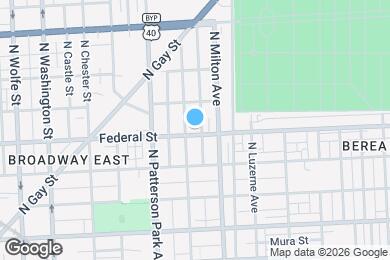 Map image of the property - 2410 Federal St