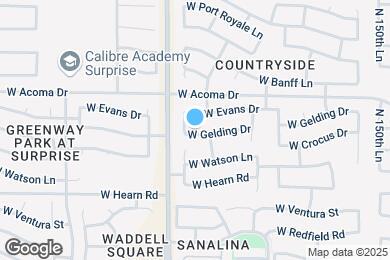 Map image of the property - 15440 W Gelding Dr