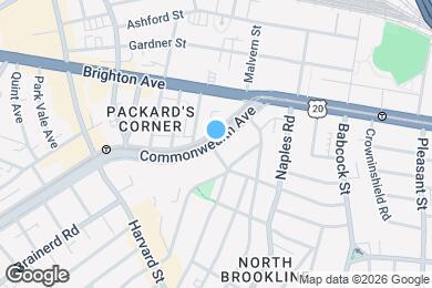 Map image of the property - 1120 Commonwealth Ave