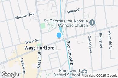 Map image of the property - The Byline. West Hartford