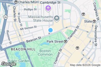 Map image of the property - 33 Beacon St