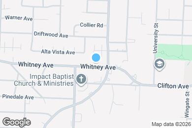 Map image of the property - 2048 Whitney Ave