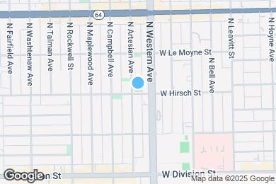 Map image of the property - 1401 N Artesian Ave