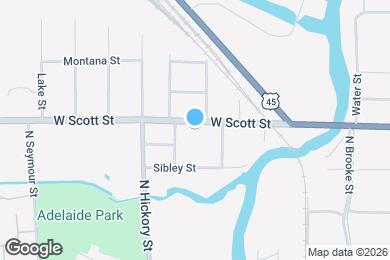 Map image of the property - 362 W Scott St