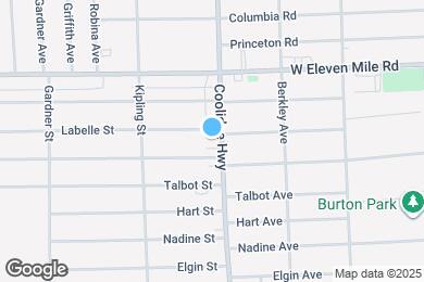 Map image of the property - 26521 Coolidge Hwy