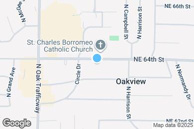 Map image of the property - 705 NE Shady Ln Dr