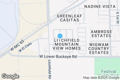 Map image of the property - 601 W Elm Ln