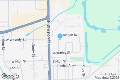 Map image of the property - 131 Robinson Dr