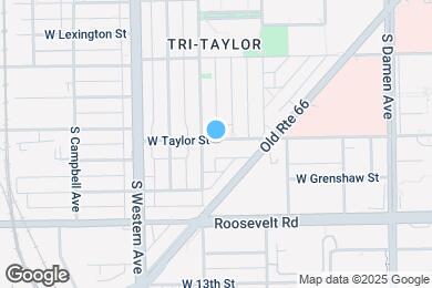 Map image of the property - 2249 W Taylor St