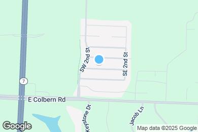 Map image of the property - 111 SW Rose Garden St