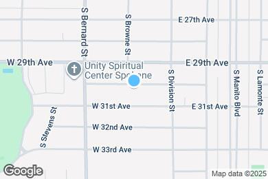 Map image of the property - 103 W 30th Ave