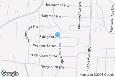 Map image of the property - 7308 Raleigh St NW