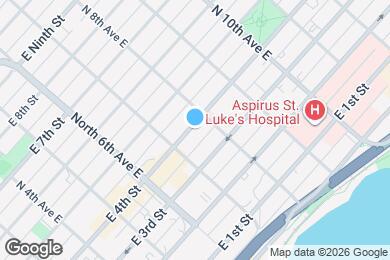 Map image of the property - 722 E 4th St