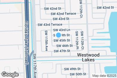 Map image of the property - 11375 SW 45th St