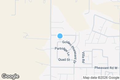 Map image of the property - 1129 Golden Pheasant Dr