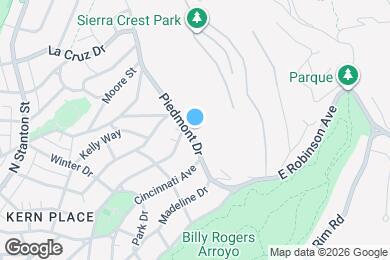 Map image of the property - 2924 Piedmont Dr