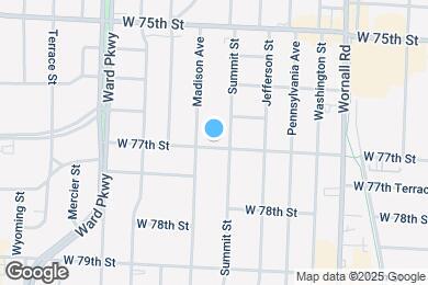 Map image of the property - 810 W 77th St