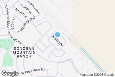 Map image of the property - 29365 N 67th Dr