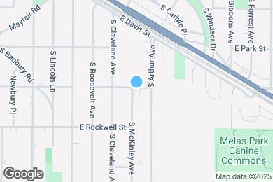 Map image of the property - 603 S McKinley Ave