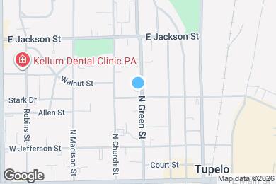 Map image of the property - 404 W Franklin St