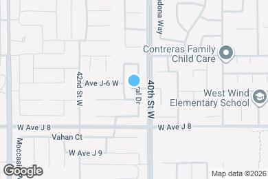 Map image of the property - 44105 Coral Dr