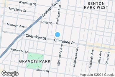 Map image of the property - 3115 Cherokee St