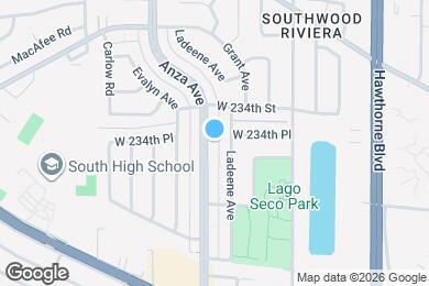 Map image of the property - 23442 Anza Ave