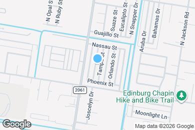 Map image of the property - 1523 Tampa St
