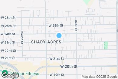 Map image of the property - 1221 W 23rd St