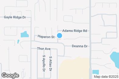 Map image of the property - 9 N Aurora Dr