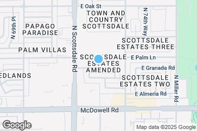 Map image of the property - 7248 E Granada Rd