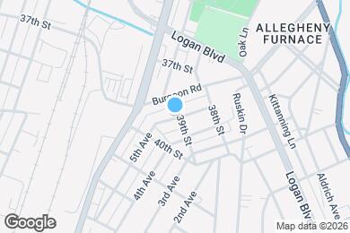 Map image of the property - 3900 5th Ave