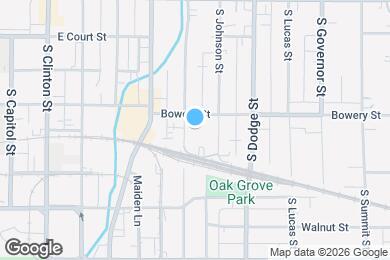 Map image of the property - 612 S Van Buren St