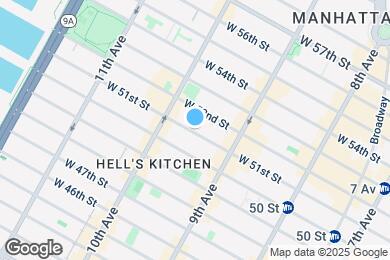 Map image of the property - 441 W 51st St