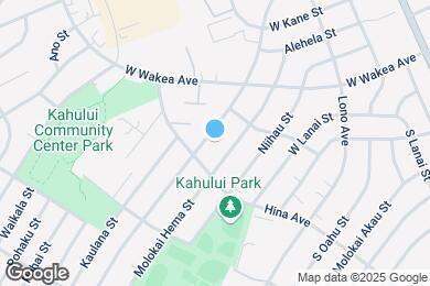 Map image of the property - 381 S Kamehameha Ave