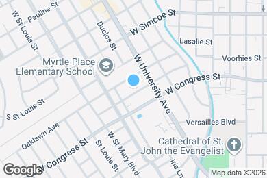 Map image of the property - 426 Bellevue St