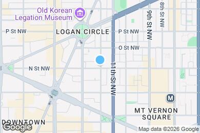 Map image of the property - 1205 N St NW