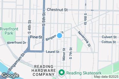 Map image of the property - 405 S 6th St